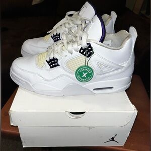 Air Jordan 4 Retro Purple Metallic